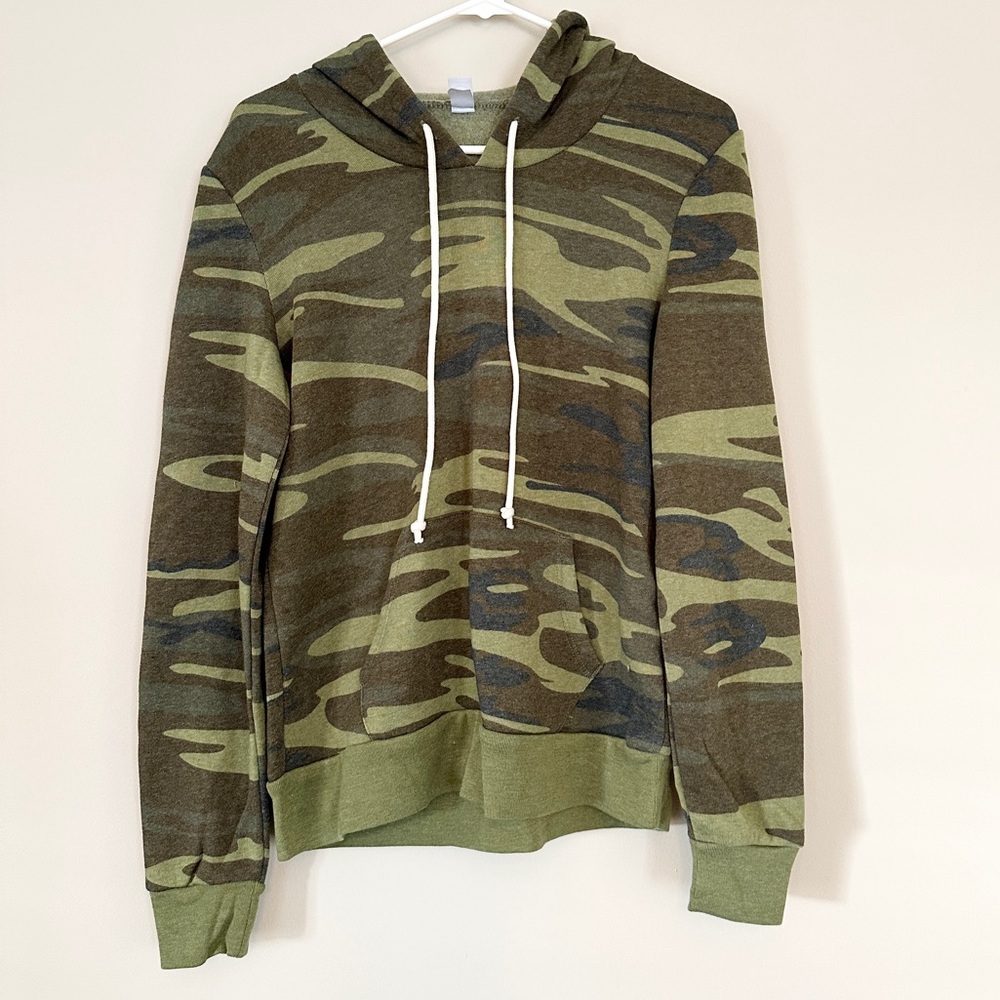 Alternative Apparel Camo Hoodie – Size Medium